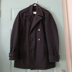 Mens Calvin Klein Peacoact